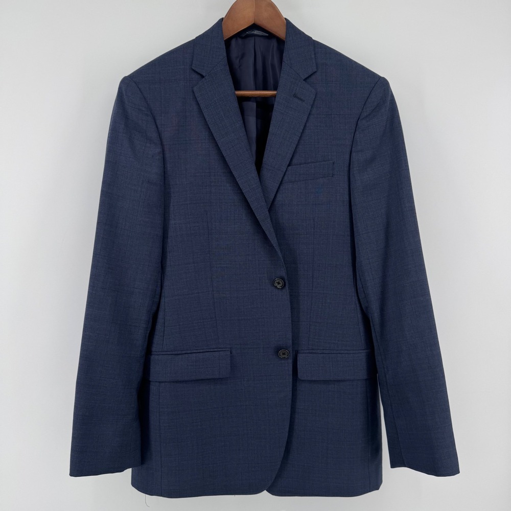 Ralph Lauren Blazer Mens 38R Blue Glen Plaid Two Button Wool Jacket Canada